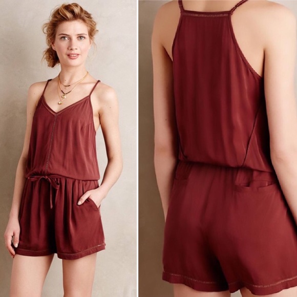 Anthropologie Pants - Anthropologie Lilka Nelisa Brown Romper